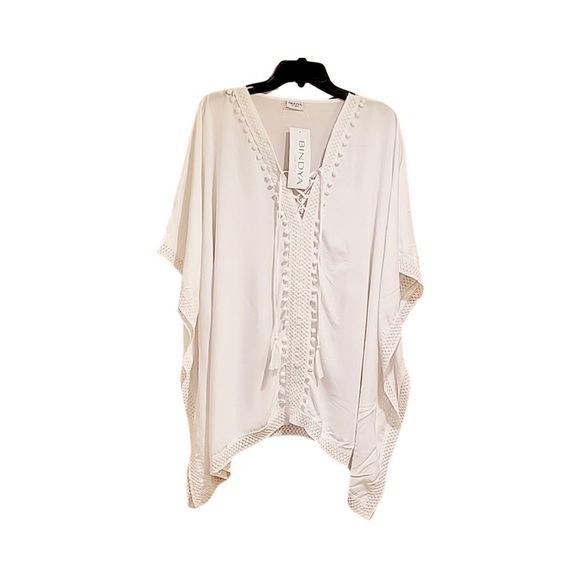 NWT BINDYA St. Barth Lace-Up Cover Up - Picture 5 of 7